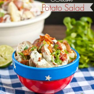 Grilled Foil Packet Jalapeno, Corn, and Bacon Potato Salad