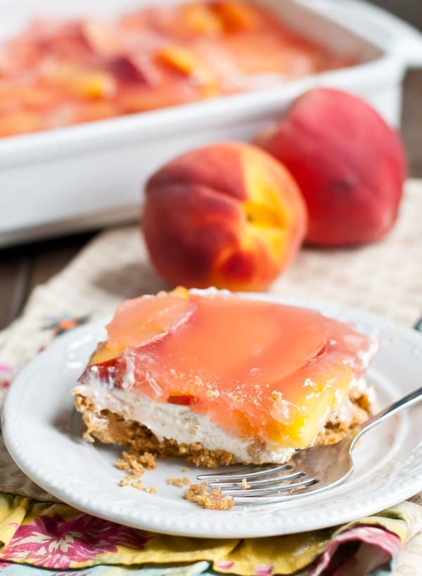 No Bake Peach Delight Recipe | NeighborFood