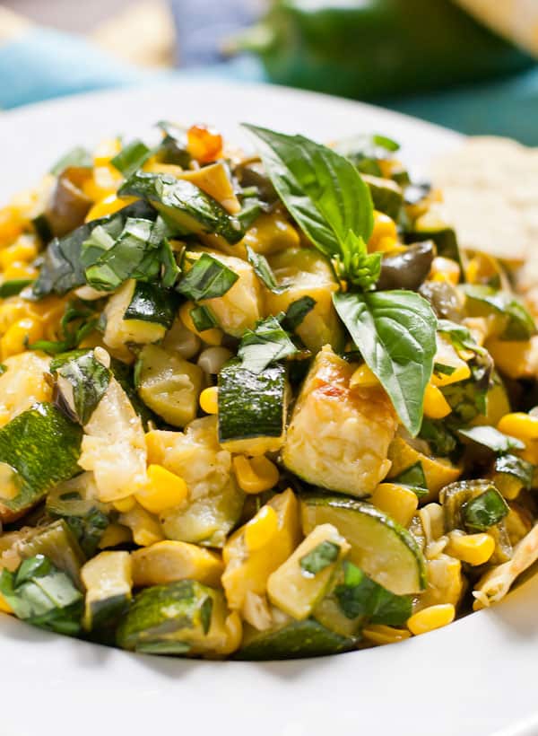 Roasted Corn and Zucchini Salsa | NeighborFoodBlog.com