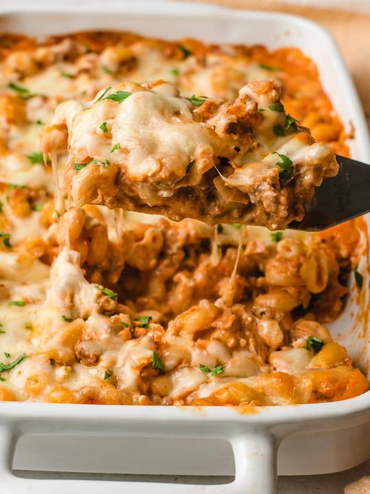 Ground Beef Casserole {With Pasta} - FeelGoodFoodie