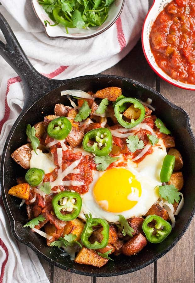This Potato Huevos Rancheros is an easy breakfast everyone loves!