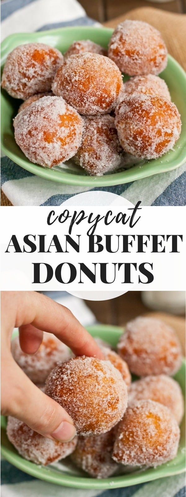 Sugar coated biscuit donuts in a bowl