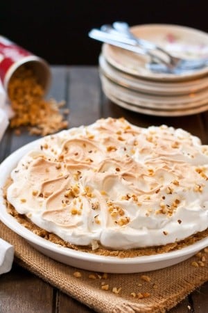 Peanut Butter Meringue Pie