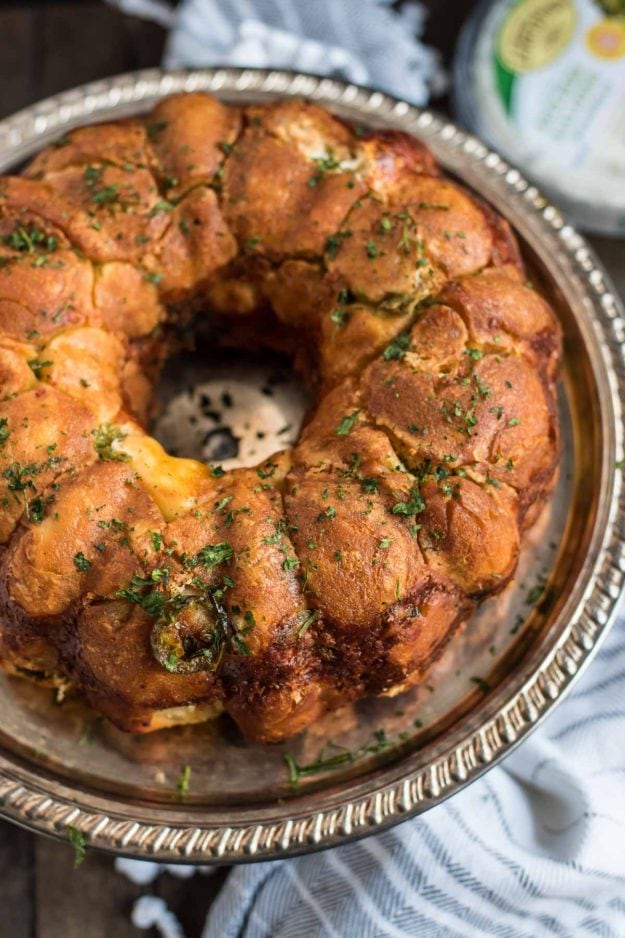 Jalapeño Cheddar Pull Apart Monkey Bread NeighborFood