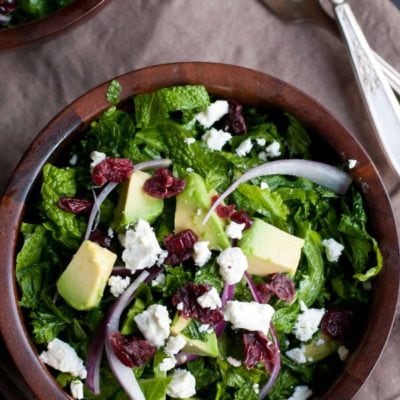 This Massaged Kale Cranberry and Avocado Salad will have even kale haters asking for more!