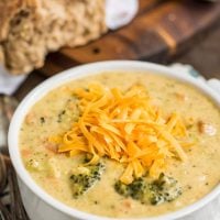 This classic Broccoli Cheddar Soup is going to be your go-to recipe!
