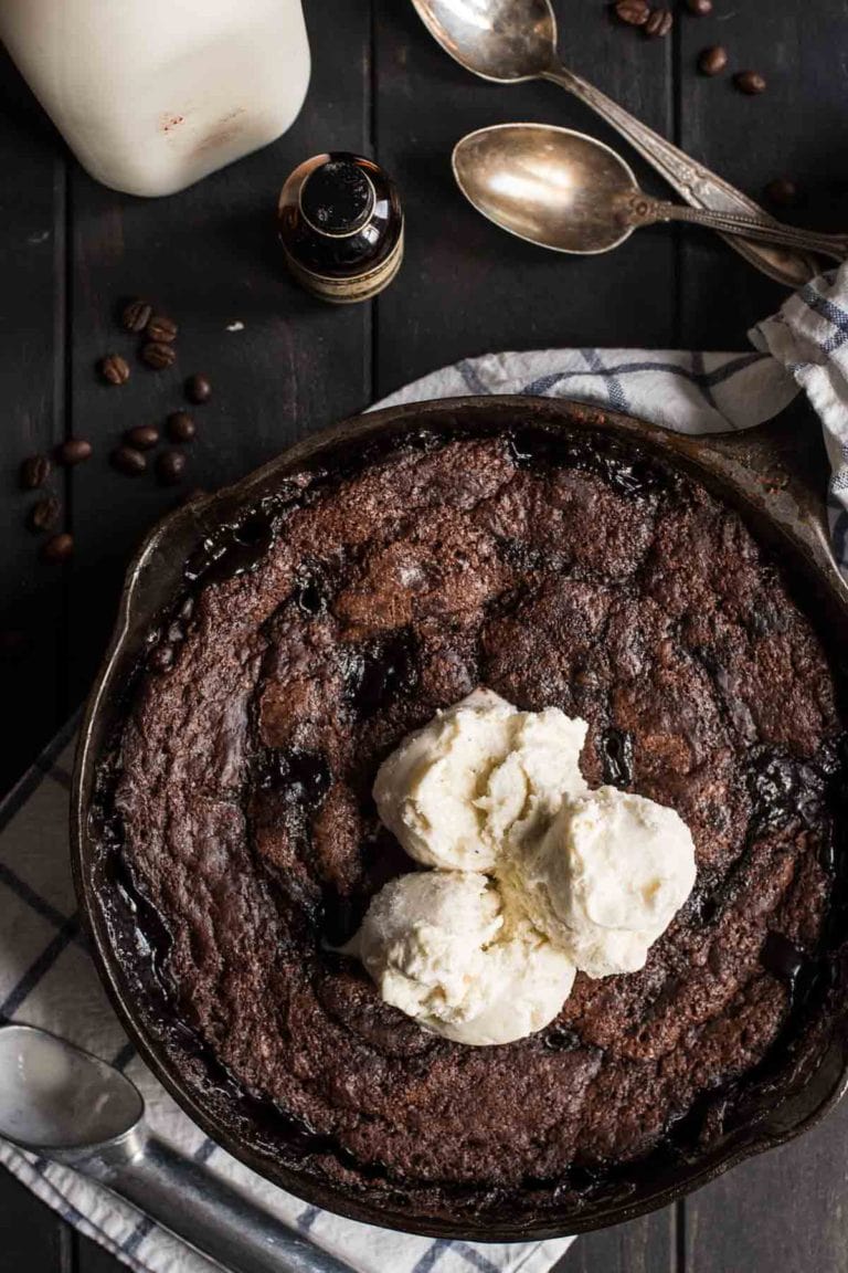 This Mocha Chocolate Cobbler is an easy dessert recipe for the chocolate lover in your life.