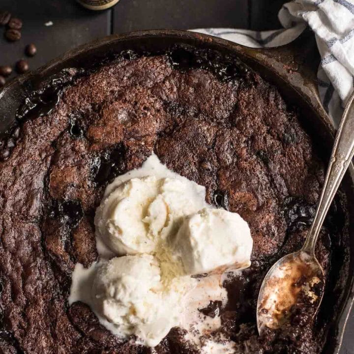 This Mocha Chocolate Cobbler is a rich and indulgent recipe for Valentine's Day or any special occasion.