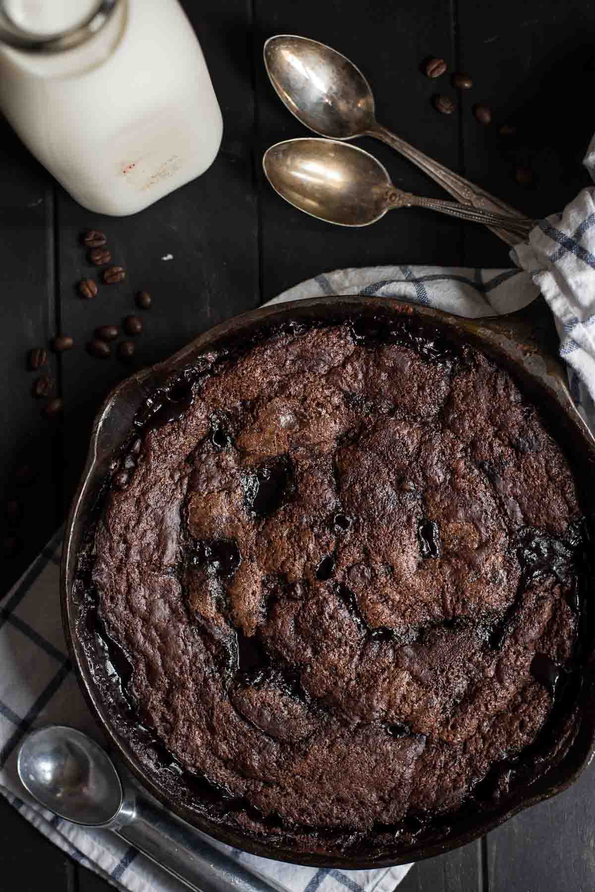 Need an easy recipe to get your chocolate fix? This Mocha Chocolate Cobbler is the one for you!