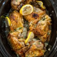Crock Pot Lemon Garlic Chicken | NeighborFood