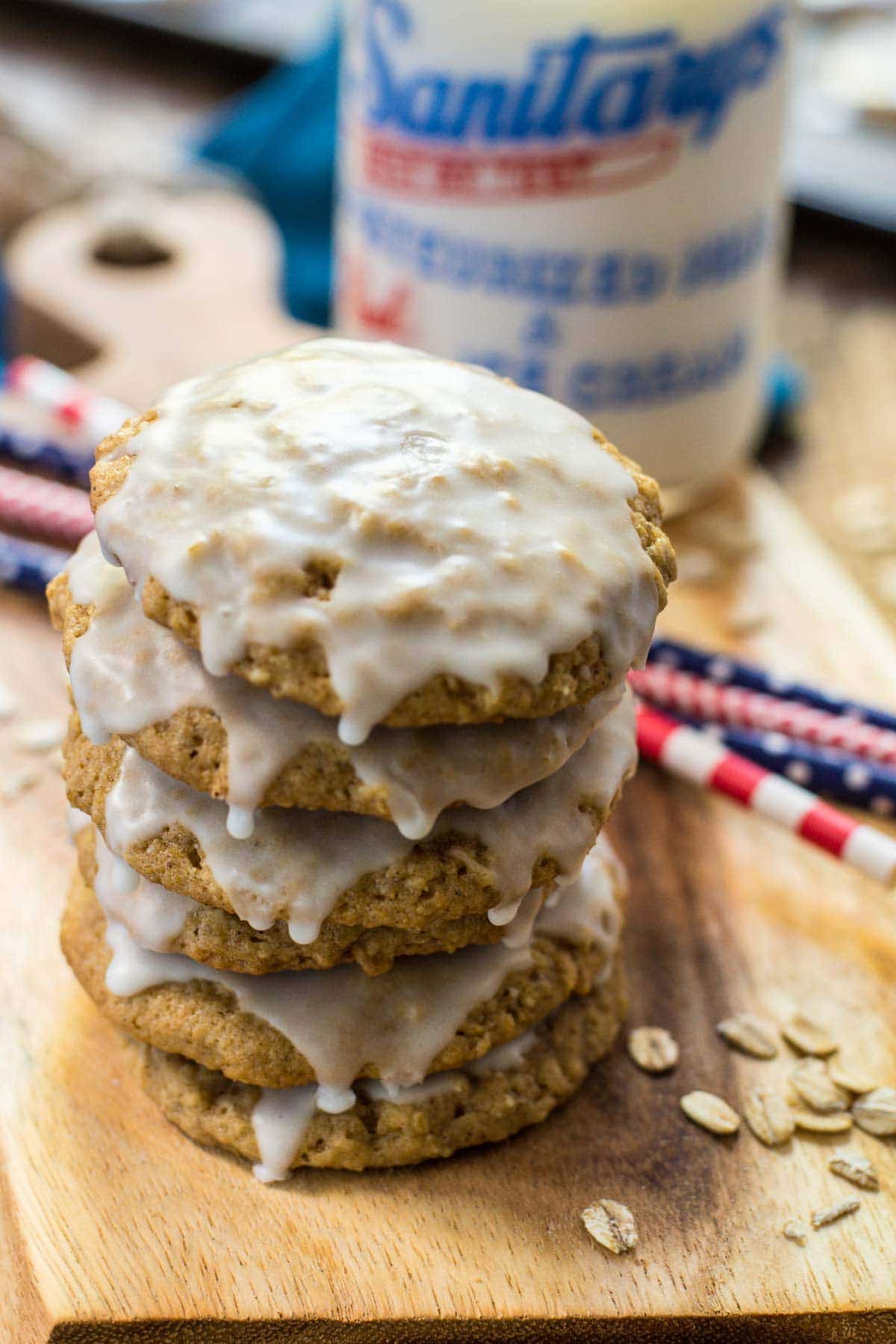 Old Fashioned Iced Oatmeal Cookies NeighborFood