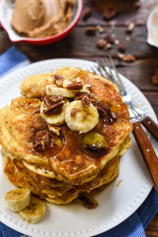 Banana Pancake Recipe (with Toasted Pecans) NeighborFood