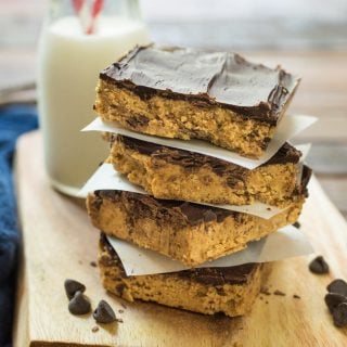 No Bake Chocolate Peanut Butter Bars
