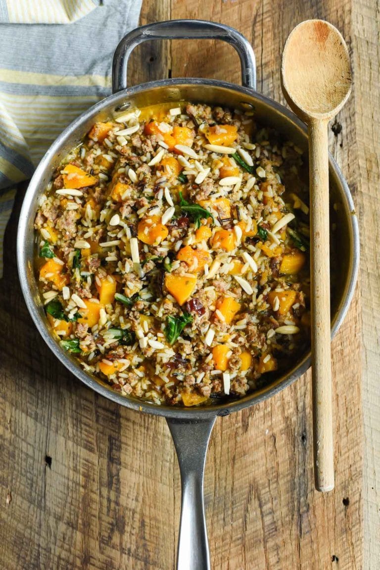 Skillet Sausage and Rice