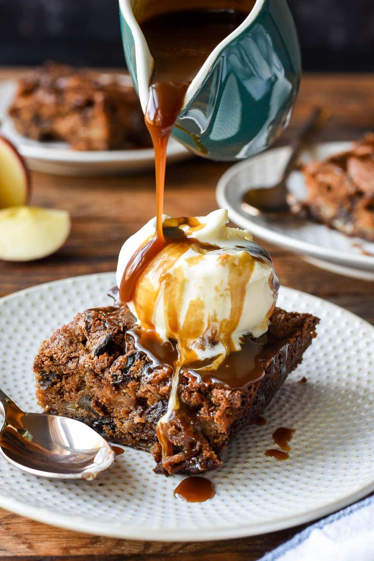 Spiced Apple Cake with Bourbon Caramel Sauce | NeighborFood