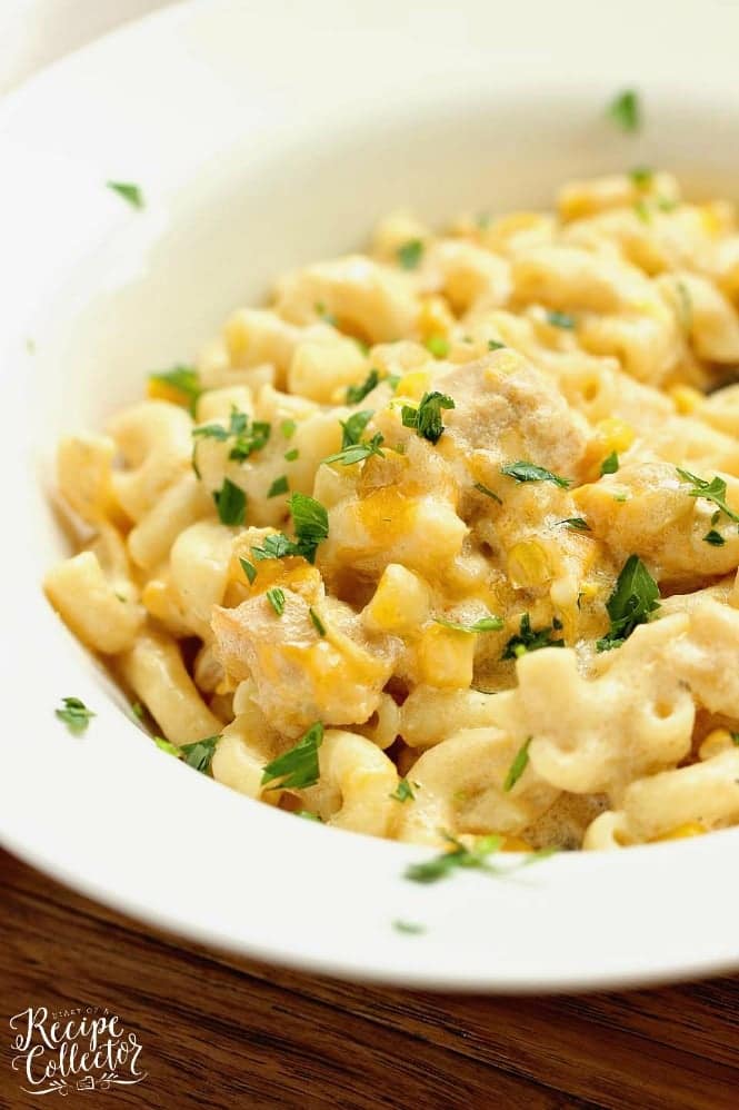 Green Chile Chicken Mac and Cheese