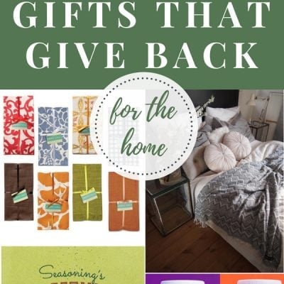 Shop with a purpose this season with these gorgeous and unique gifts that give back to communities and families throughout the world!