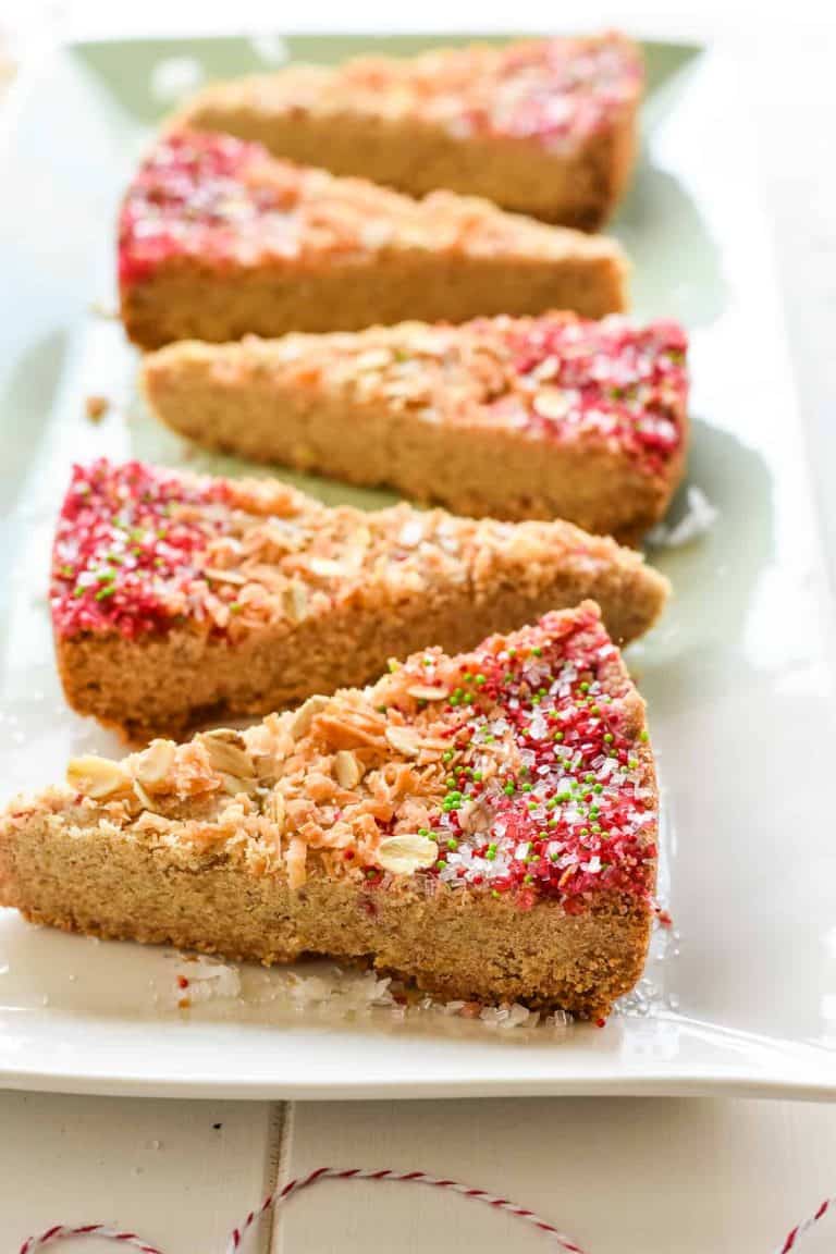 Add these Toasted Coconut Shortbread wedges to your holiday baking list! They're so buttery and delicious!