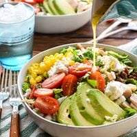 Say goodbye to boring salads and HELLO to this incredible Chopped Salad with Dates, Goat Cheese, and Avocado.