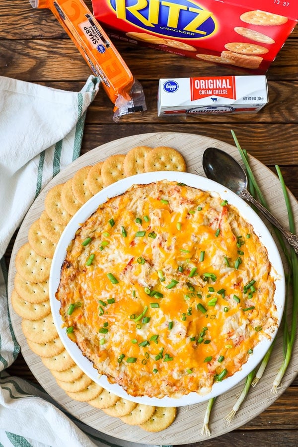 The ultimate creamy and cheesy Hot Crab Dip Recipe is perfect for any party!
