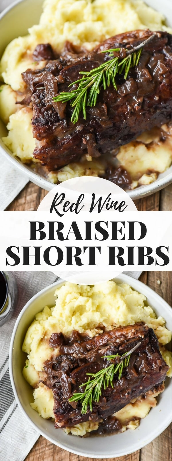 Red Wine Braised Short Ribs over mashed potatoes