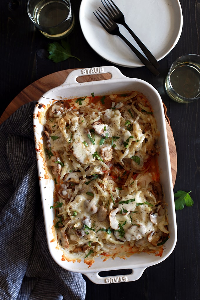 Baked Chicken and Mushrooms