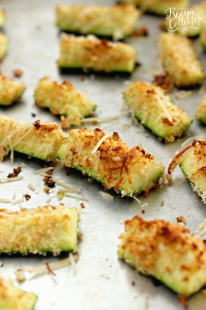 Parmesan-Crusted Zucchini Oven Fries