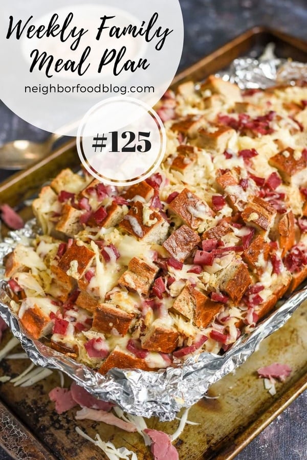 Weekly Family Meal Plan 125 | NeighborFood