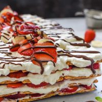 Strawberry Icebox Cake