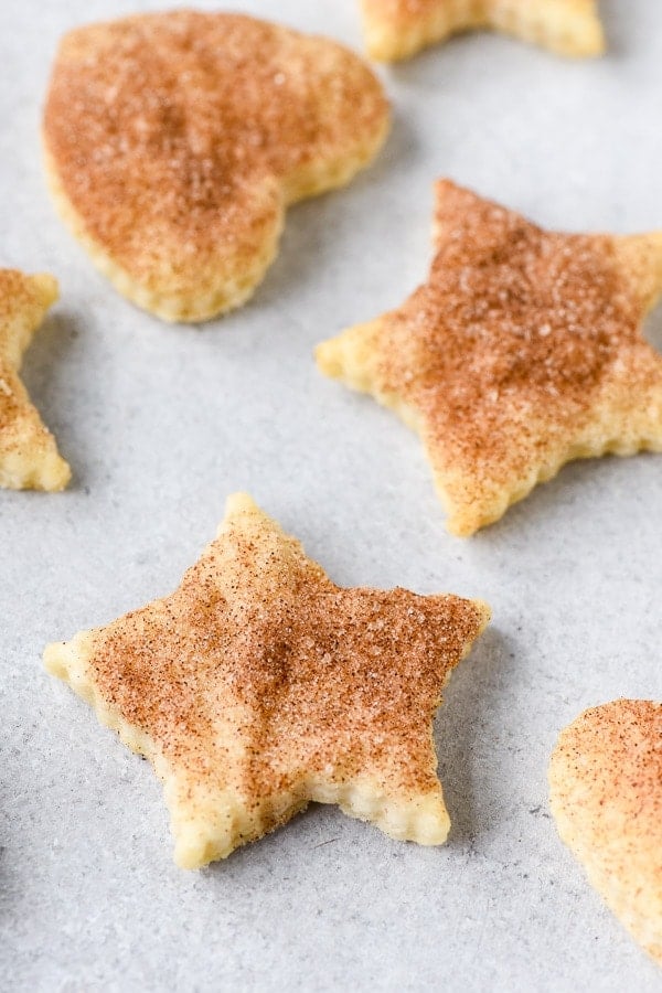 Cinnamon Sugar Pie Crust Cookies