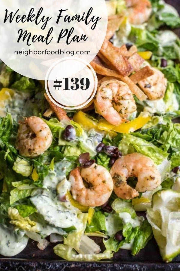Weekly Family Meal Plan 139 | NeighborFood