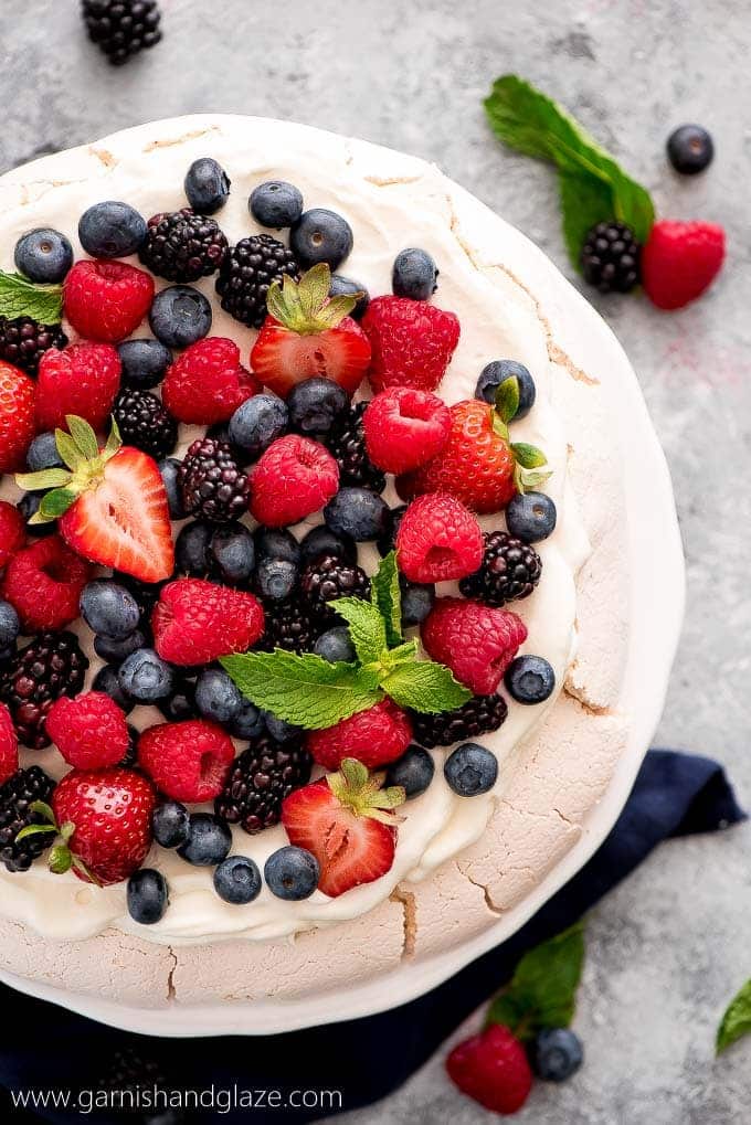 Mixed Berry Pavlova