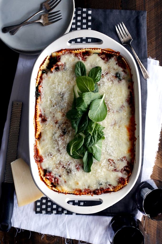 Quick and Easy Ravioli and Spinach Lasagna