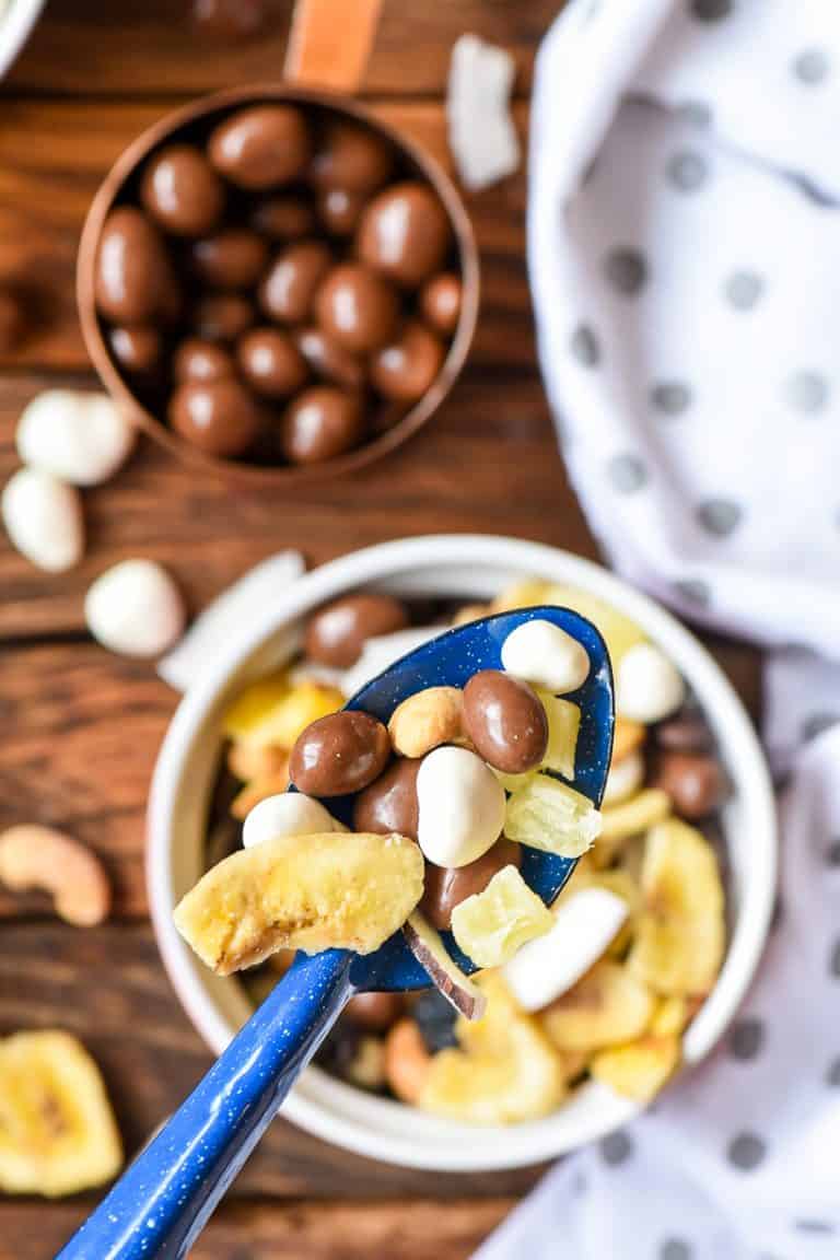 Spoonful of Chunky Monkey Trail Mix