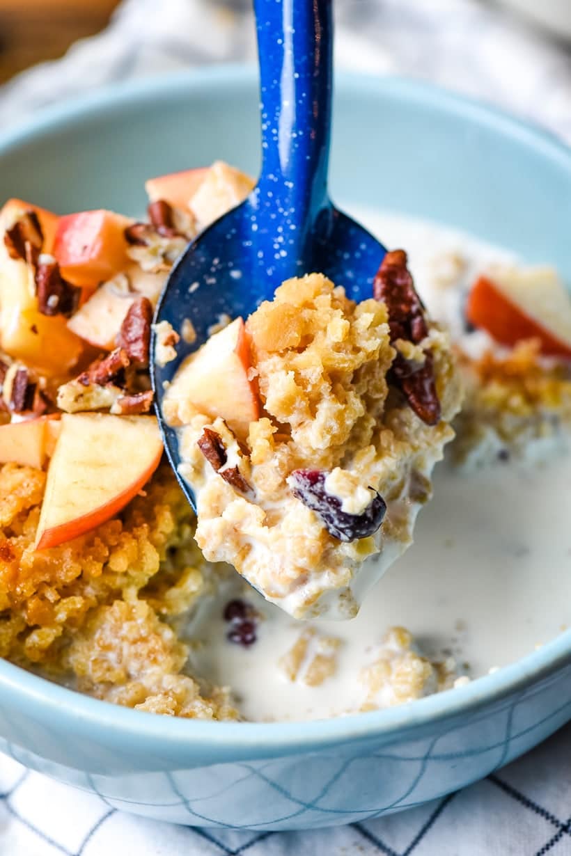 Spoonful of Amish Baked Oatmeal