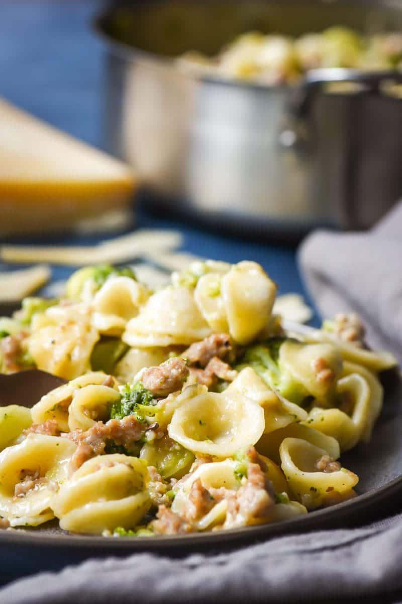 One Pot Orecchiette with Sausage and Broccoli | NeighborFood