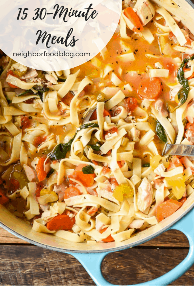 15 Easy 30 Minute Meals