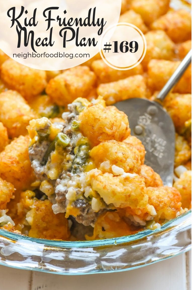 Kid Friendly Meal Plan – Menu 169