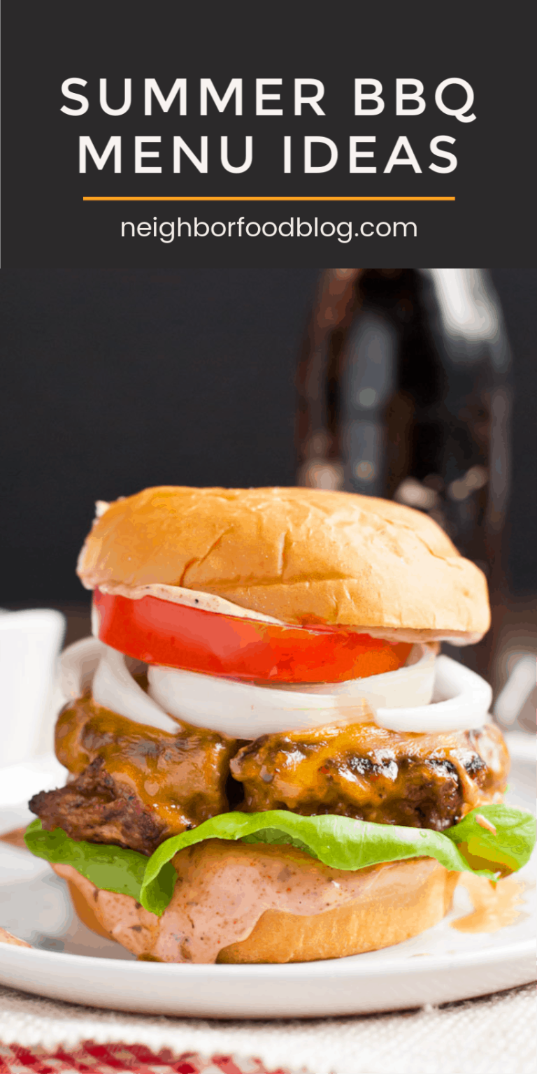 Cajun Burgers for a BBQ Menu