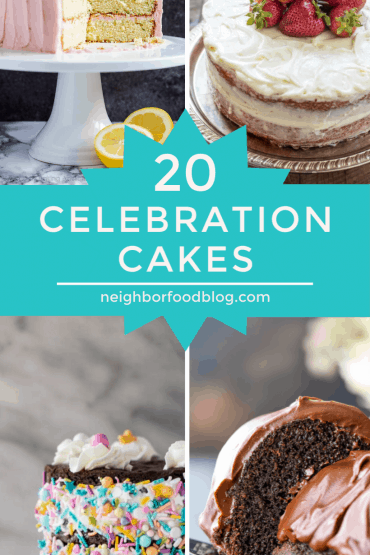 roundup of 20 celebration cakes