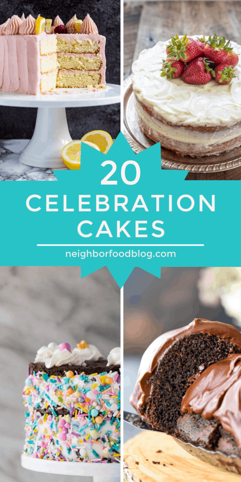 roundup of 20 celebration cakes