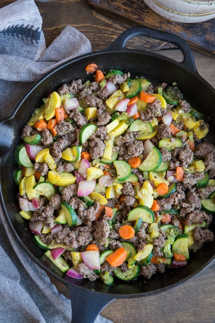 Vegetable And Ground Beef Skillet 2 735x1103 