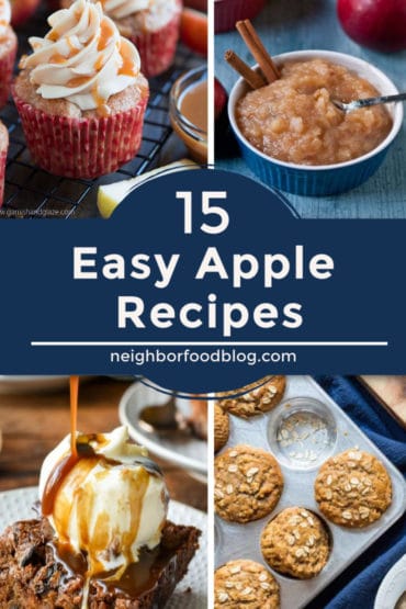 collection of easy apple recipes