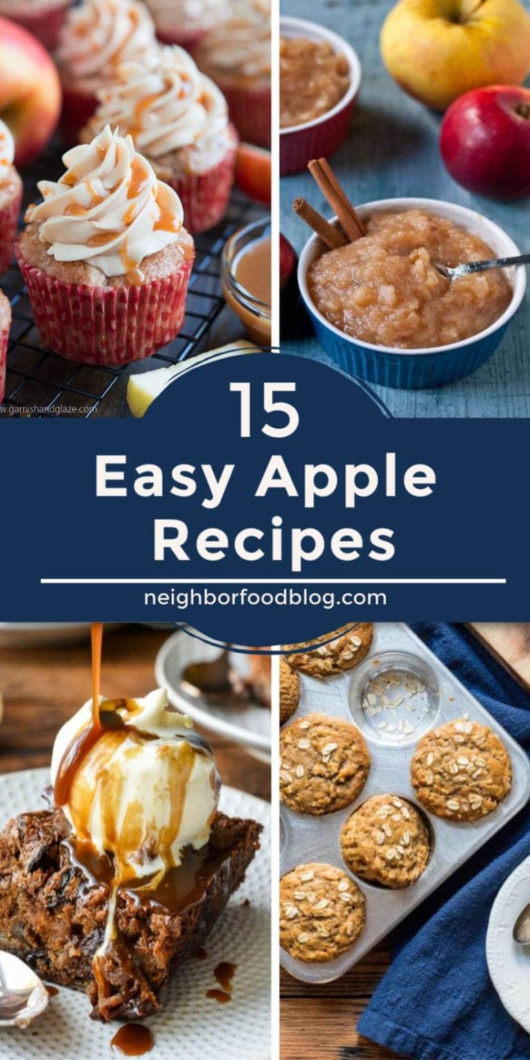 collection of easy apple recipes