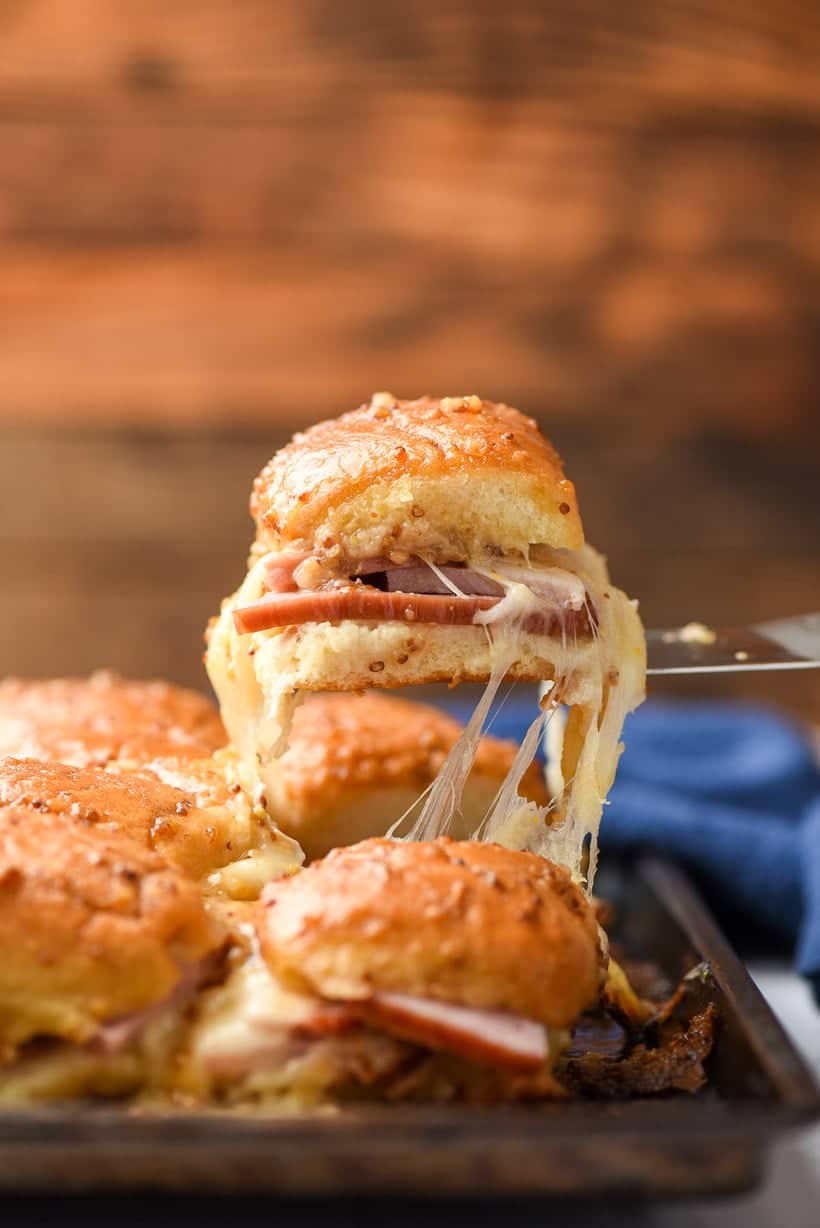 Hawaiian Roll Ham and Swiss Sliders NeighborFood