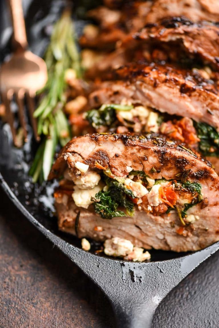 Mediterranean Stuffed Pork Tenderloin (Recipe + Tips) NeighborFood