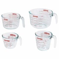 Pyrex Measuring Cup Set, 4 Pack, Clear