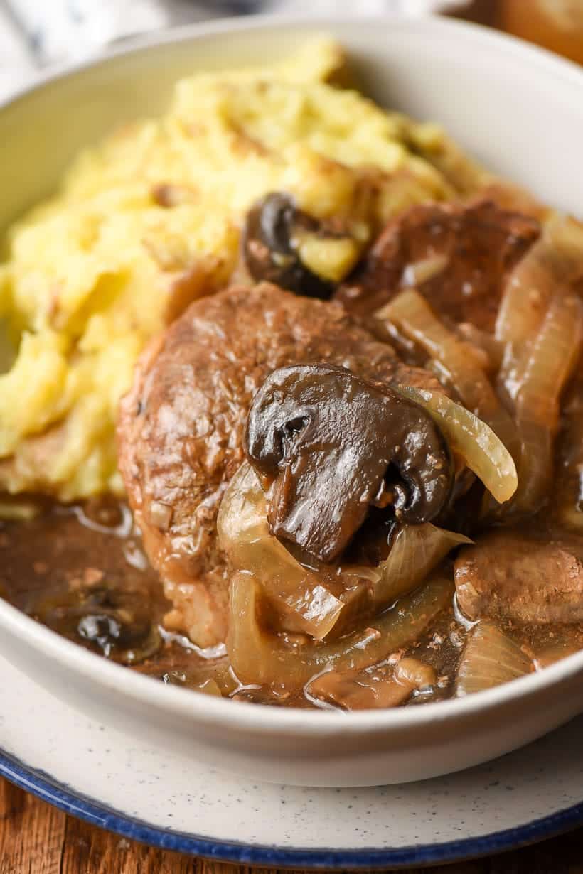 Easy Crock Pot Round Steak with Mushrooms - NeighborFood