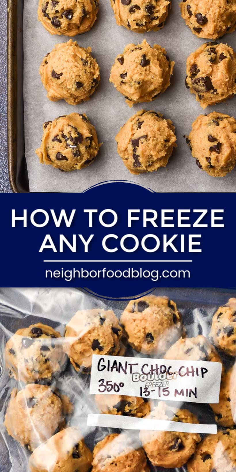 Make-Ahead Cookie Baking Tips: Freezing Cookies