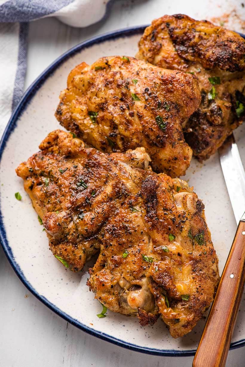 Fried Boneless Chicken Thighs